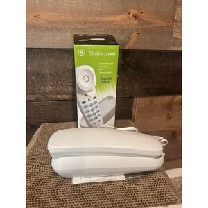 VTG‎ General Electric GE Slimline Easy Dial Buttons White Phone 29254GE1 White